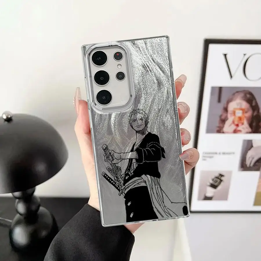 One P-Piece Z-Zoro Phone Case for Samsung Galaxy S20 FE S22 Plus S24Ultra S21+ S25 Ultra S20 FE S21 S23 Soft Cover