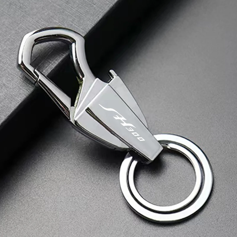 For Honda SH300 SH 300 SH300I SH 300I Accessories Customized LOGO Motorcycle Keychain Alloy Multifunction Car Play Keyring