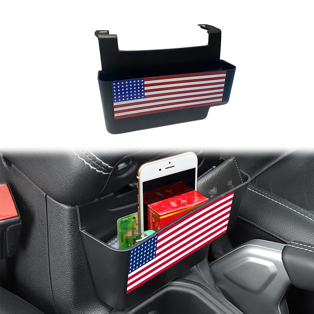 

Center Console Hanging Armrest Storage Box for Jeep Wrangler JL Gladiator JT 2018-2023 Car Interior Accessories Color U.S.Flag