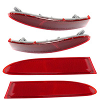 Rear Bumper Reflector Set Replace 63147217315 63147217316 Rear Bumper Brake Light Reflector for BMW X3 2011-2017