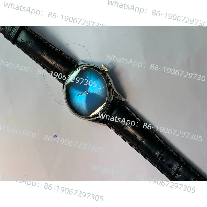 

Новые часы серии Tianshu без слов 2025 года ETA2824, механизм с мелкой шлифовкой, кожаный ремешок