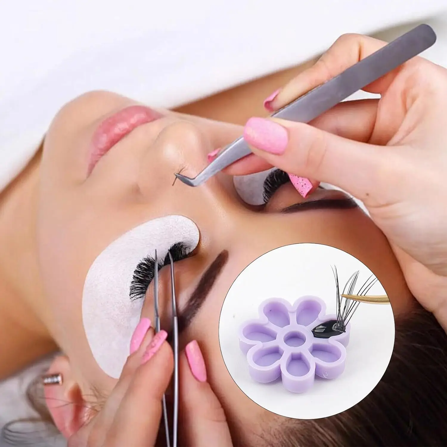 100 gobelets de colle pour greffage de cils, tasse de colle pour bandes de levage de paupières, cadeau de mariage pour femmes