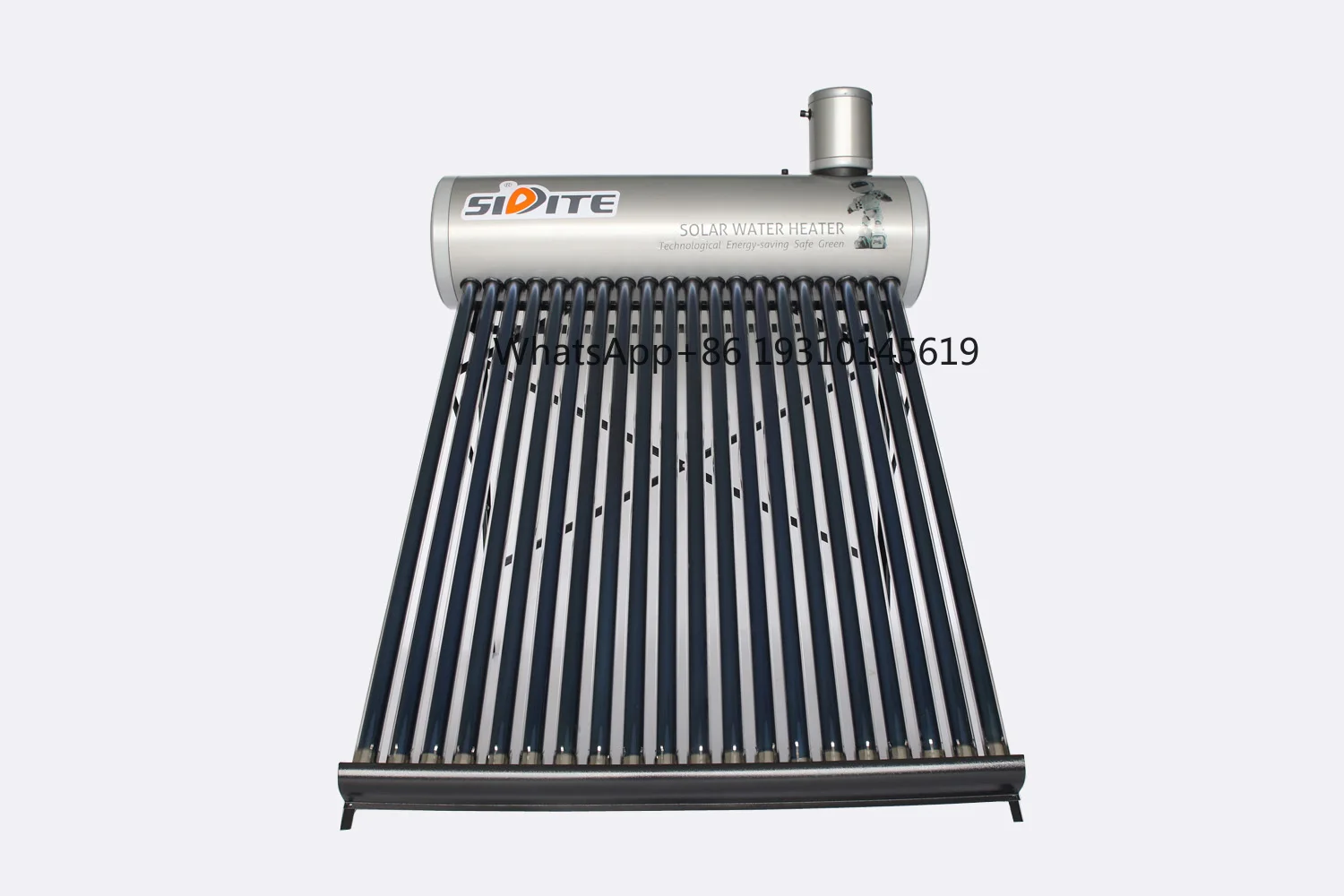 

Solar Water Heater Household Outdoor Free-Standing Vacuum Tube for Hotel Instructions Included