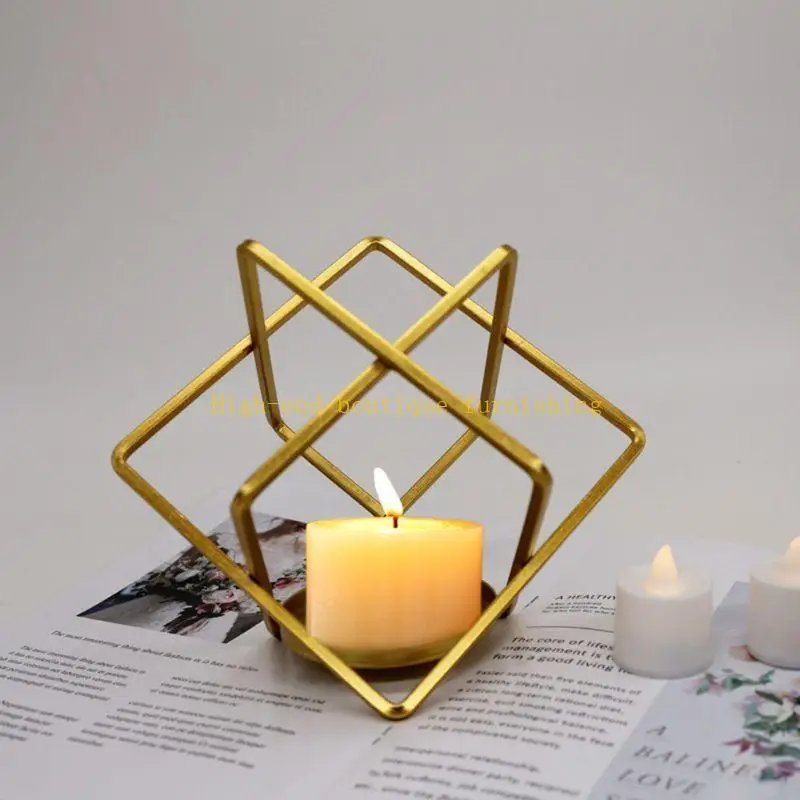 Nordic Geometric Candlestick Holders 4