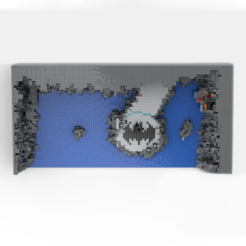 6353 قطعة MOC Batcave سوبر أبطال DCD نموذج اللبنات العمارة لتقوم بها بنفسك هدية الكريسماس فكرة اللعب التعليم الطوب عيد ميلاد #3