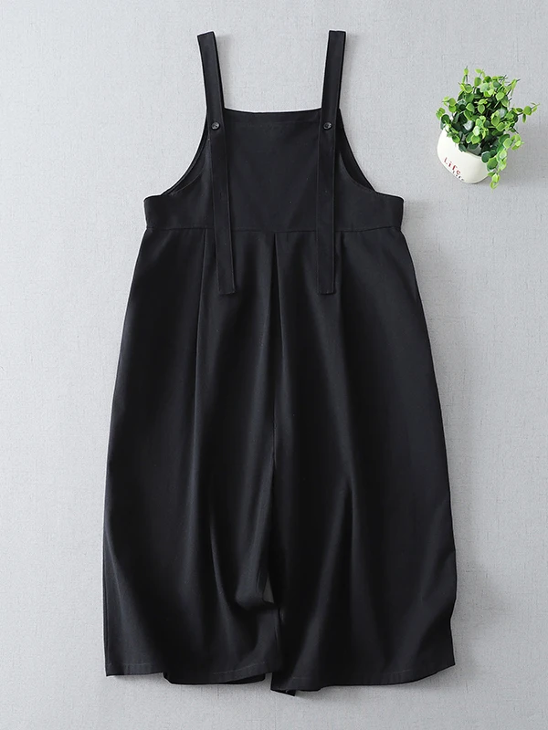 

Новинка! Универсальные джинсовые комбинезоны больших размеров в стиле ретро: повседневные брюки с широкими штанинами, высокой талией, из дышащего хлопка, прямого кроя.