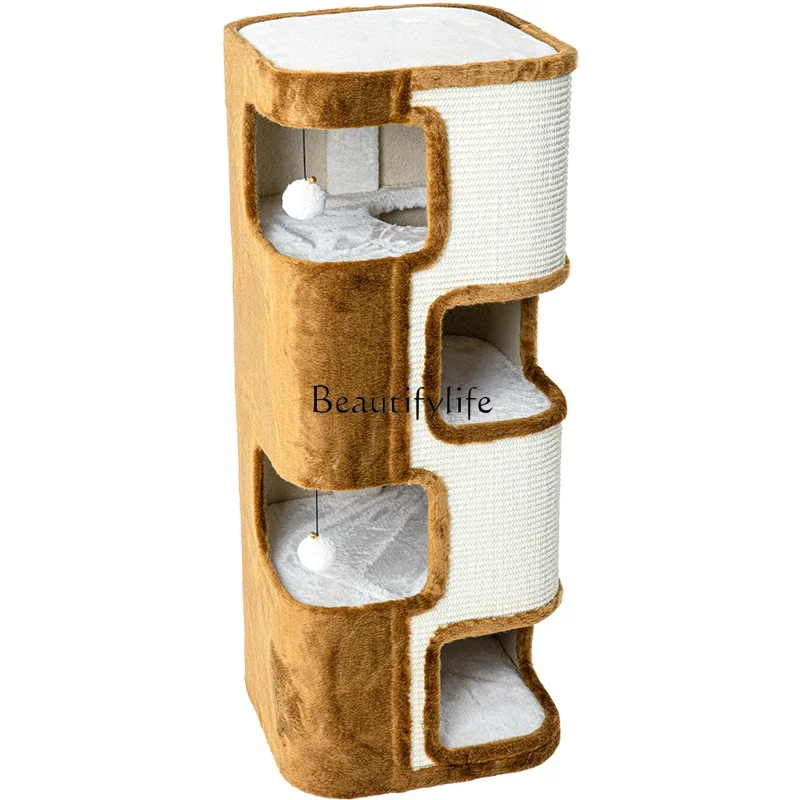

FG44Cat Climbing Frame Integrated Multi-Layer Cat House Air Conditioning Insulation