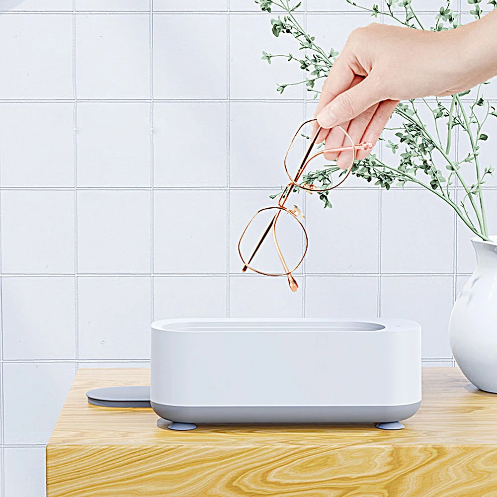 STLF Small Multi-Function Ultrasonic Cleaner Professional Personal Ultrasonic Cleaning Machine Jewelry Makeup Brush Cleaner