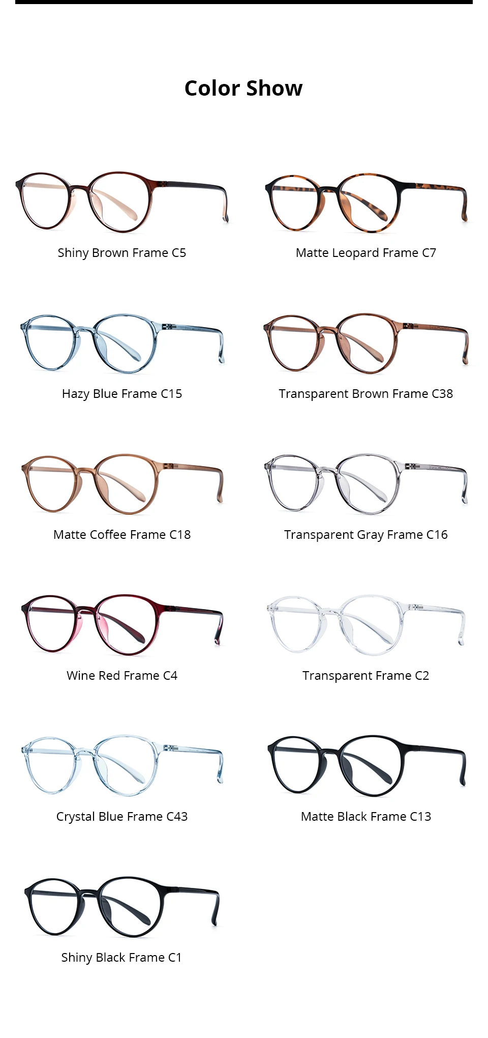NIANZHEN TR90 Brillengestell, Damen, ovales Design, Markenbrille, Herren, ultraleicht, Retro-Vintage-Brille, 7122 – Detail 3