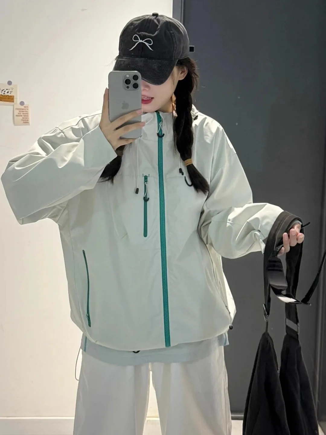 

Мужская куртка для скалолазания на открытом воздухе, осенне-весенняя водонепроницаемая ткань быка с капюшоном на молнии, функциональная рабочая одежда для пар