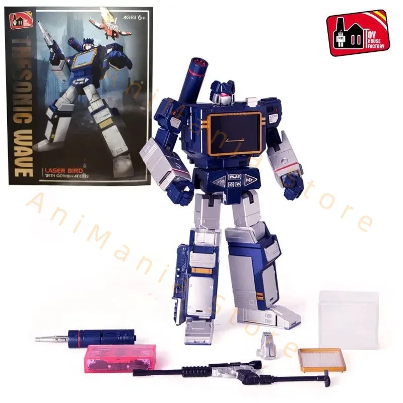 Transformatie Meesterwerk THF-01J THF01J Soundwave Met Een Tape Walkman KO MP13 Legering G1 Action Anime Figuur Robot Speelgoed robot