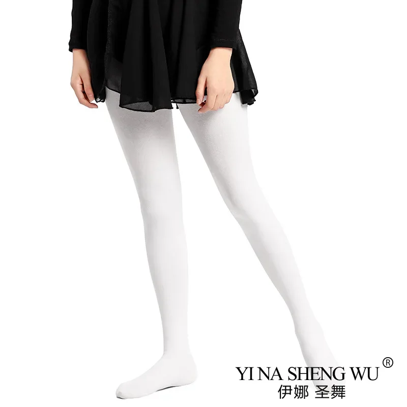 Collants de Ballet pour enfants, bas pour filles, Section épaisse, chaussettes de danse de Ballet, chaussettes de danse à élasticité douce 800D