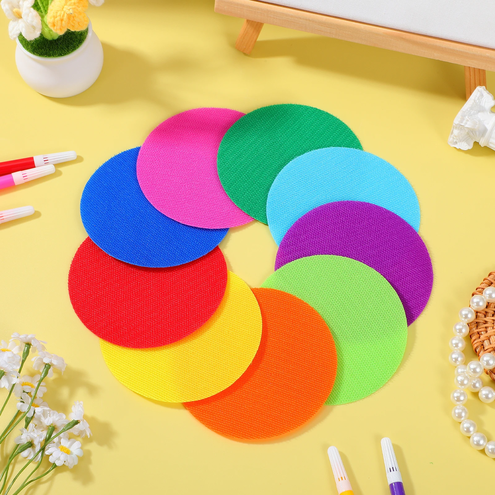 36pcs Carpet Positioning Stickers Reusable Floor Markers For Kids Classroom Activities Yoga Games Learning Education
