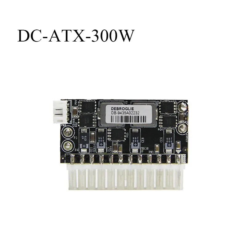 NEW PCI-E 6pin/DC5.5x2.5mm Input DC-ATX-300W 24pin Power Supply Module Swithc Pico PSU  Mini ITX High DC-ATX power module ITX Z1