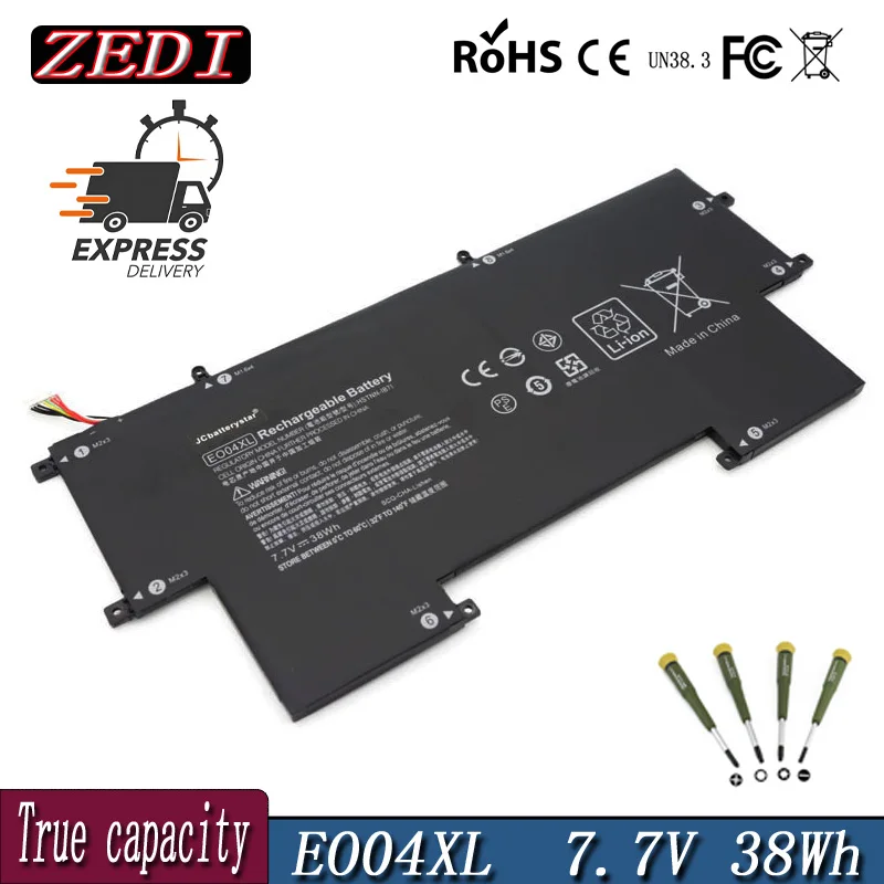 ZEDI EO04XL E004XL new Battery For HP EliteBook Folio G1 Subnotebook Series 827927-1B1 827927-1C1 828226-005 HSTNN-I73C 38WH