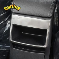High quality For Citroen C4 2016 Accessories Stainless steel Car Rear storage Box Air outlet panel Cover Trim car styling 1pcs