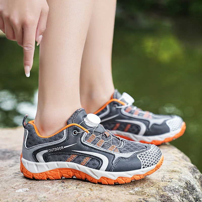 Zapatos de Trekking para mujer, zapatillas de escalada al aire libre, zapatos de senderismo transpirables, zapatos deportivos de verano para mujer,