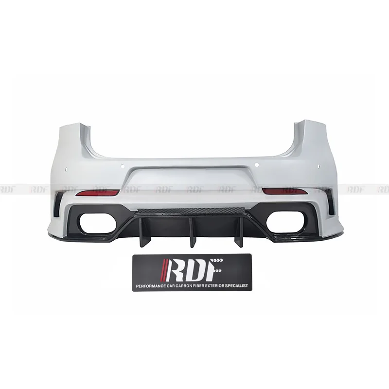 Suitable for VW GOLF 7 7.5 R GTI Rline Volkswagen Modified Carbon Fiber Aspec PPV400 Rear Bumper Rear Bumper Assembly view 6
