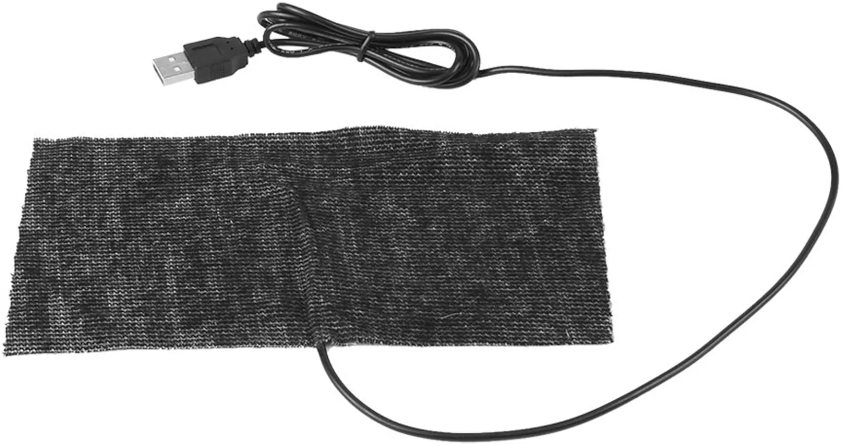 USB-Sitz Heiz blatt, elektrisches Heizkissen schwarz 5V USB Kohle faser Heiz matte Hand wärmer 20x10cm Mauspad warme Decke uns