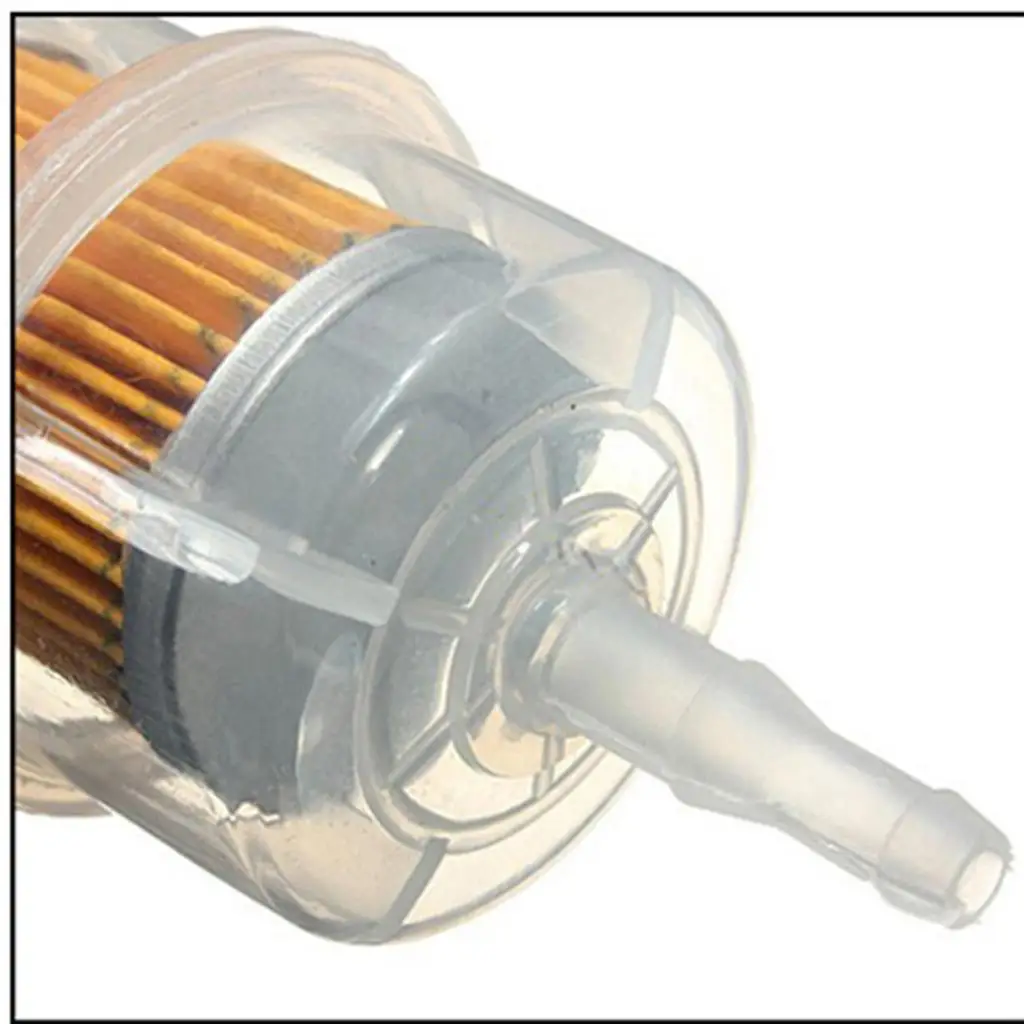 

Universal Inline Gas Fuel Filter Plastic Mesh Petrol Filter Automotive Fuel Filter for 6mm 8mm Pipes Motorcycle