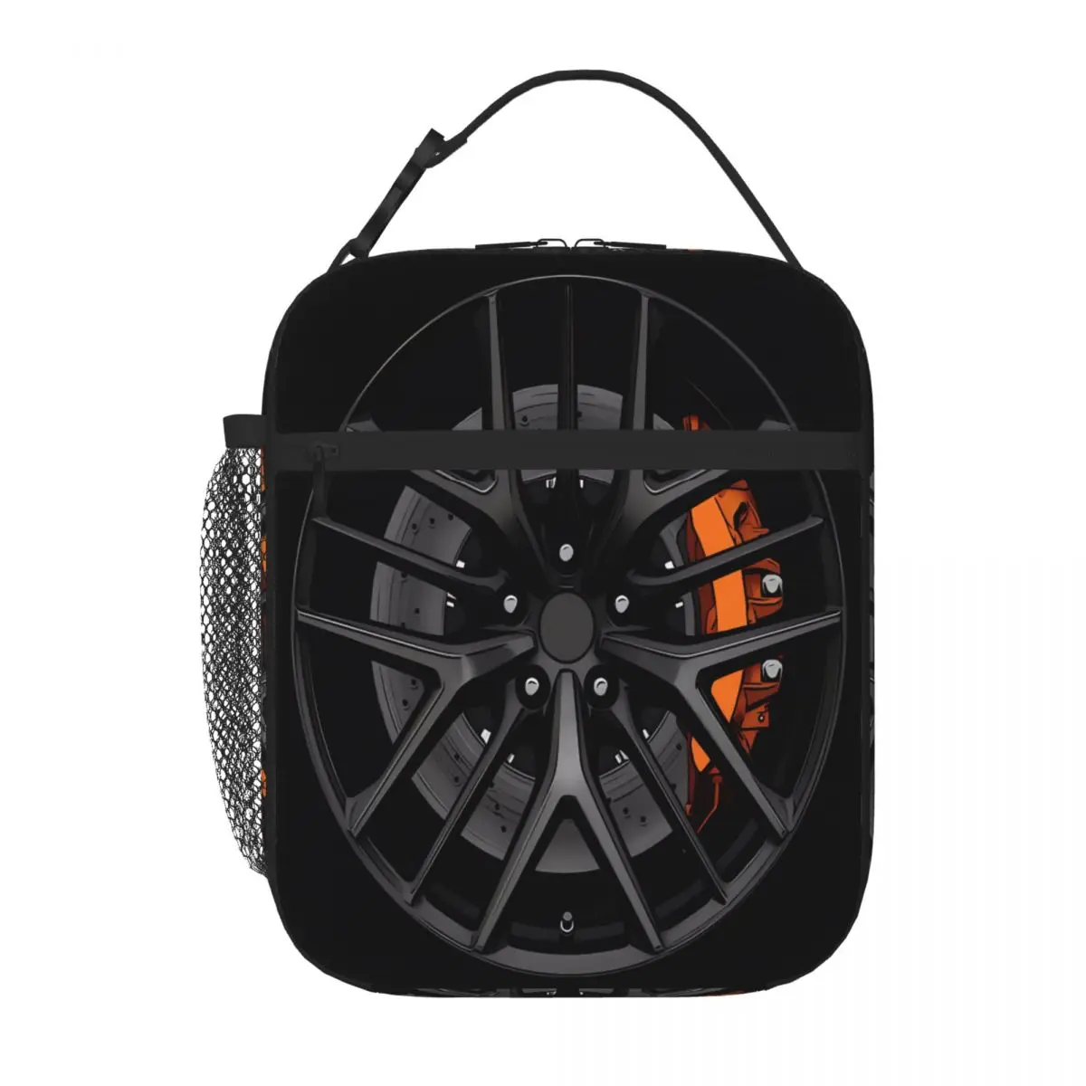 Bestselling R35 Wheel Design Transparent Detail Sports Lunch Bag Lawn Dining Lunch Carrier