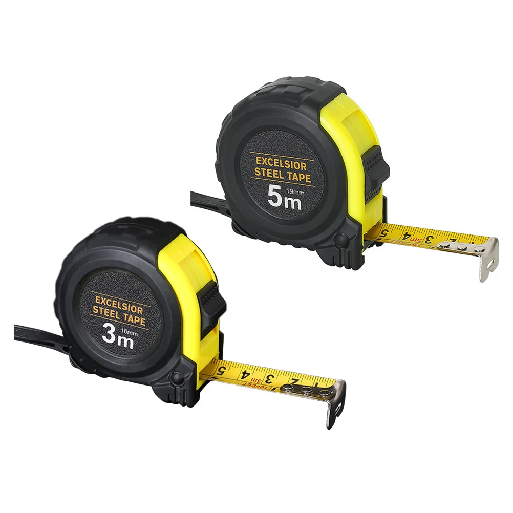 

2Pcs Digital Measuring Tapes Metric Inch Scale Compact Design Measuring Tools for Construction Woodworking Crafts