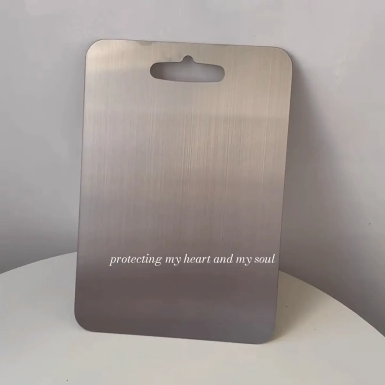 Stainless Steel Moisture Proof Thickened Cutting Board Light luxury Home Use Kitchen Fruit Cut The Meat Large Chopping Board
