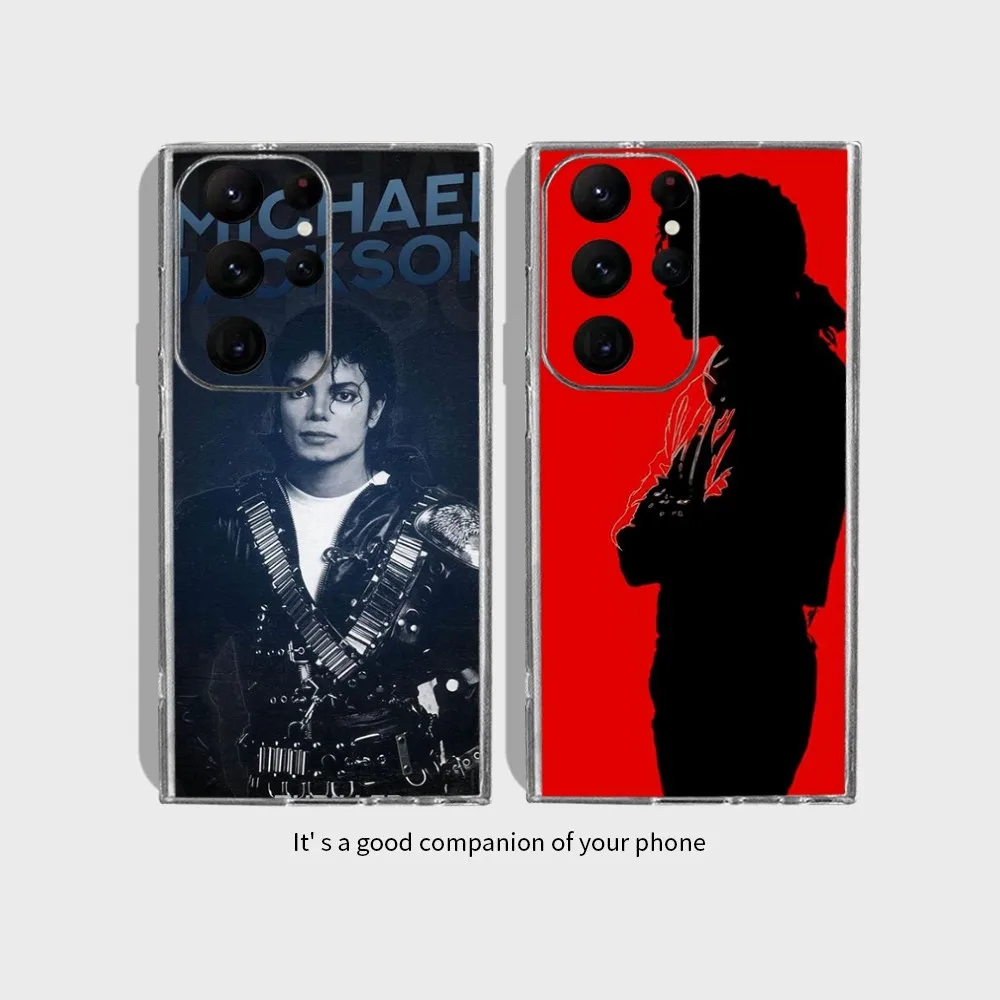 Michael Jackson Legendary Singer Phone Case for Samsung Galaxy S24 Ultra S22 S23 Ultra S21 S20 5G Protective Silicone TPU Funda