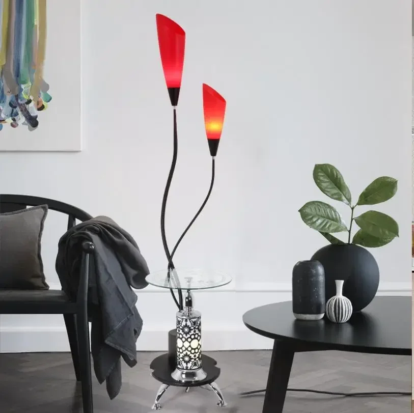 

Modern Simple Acrylic LED Floor Lamp Home Living Room Study Floor Lamp Bedroom Iron Floor Lamp