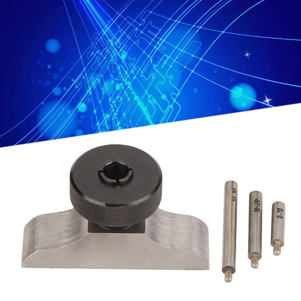 Stainless Steel Depth Dial Indicator Base Threaded Knob 63x17mm Depth Micrometer Stand Stable Clamping Depth Gauge Holder DIY - view 5