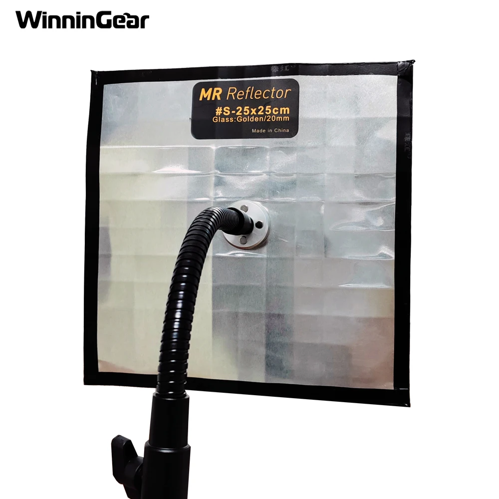 25*25cm Multi-Angle Refraction Board Light Background Mirror Reflection Kit for Studio Photography Diamond Refraction Board