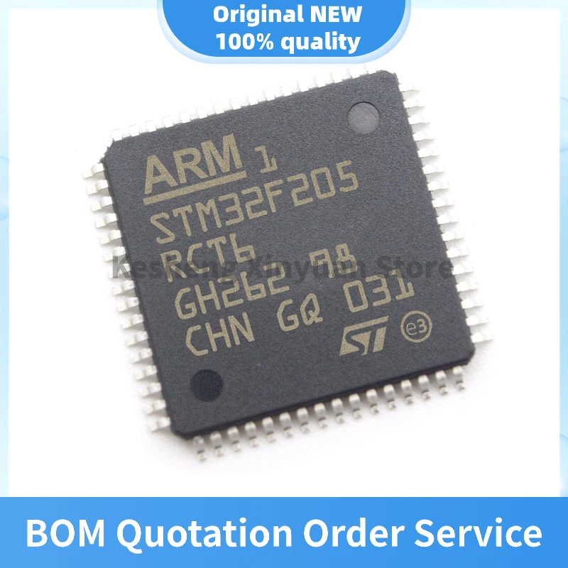 Original STM32F205RCT6 brand-new single chip microcomputer 32-bit MCU microcontroller IC chip ST stmicroelectronics.