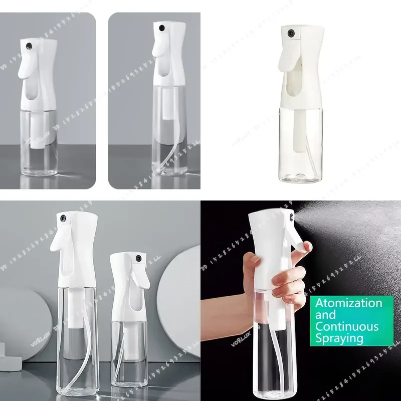High Pressure Continuous Spray Bottle for Hair Care Makeup and Water Replenishing Separate Press Mist Sprayer