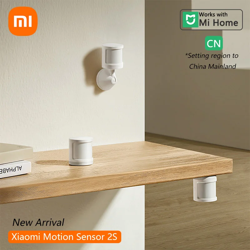 Xiaomi sensor de movimento 2s detecção de iluminação bluetooth inteligente automação cena monitor micro movimento alta sensibilidade mi casa