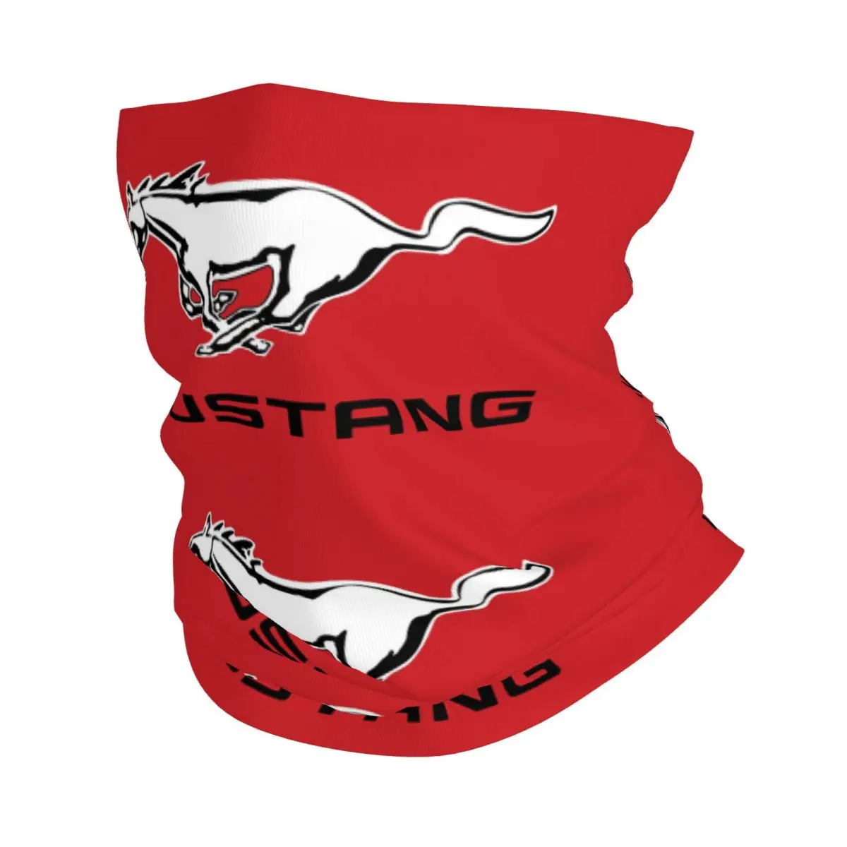 Mustangs 50 Years Bandana Neck Cover Super Racing Car Magic Scarf Multifunctional Cycling Scarf Running Unisex Adult Washable