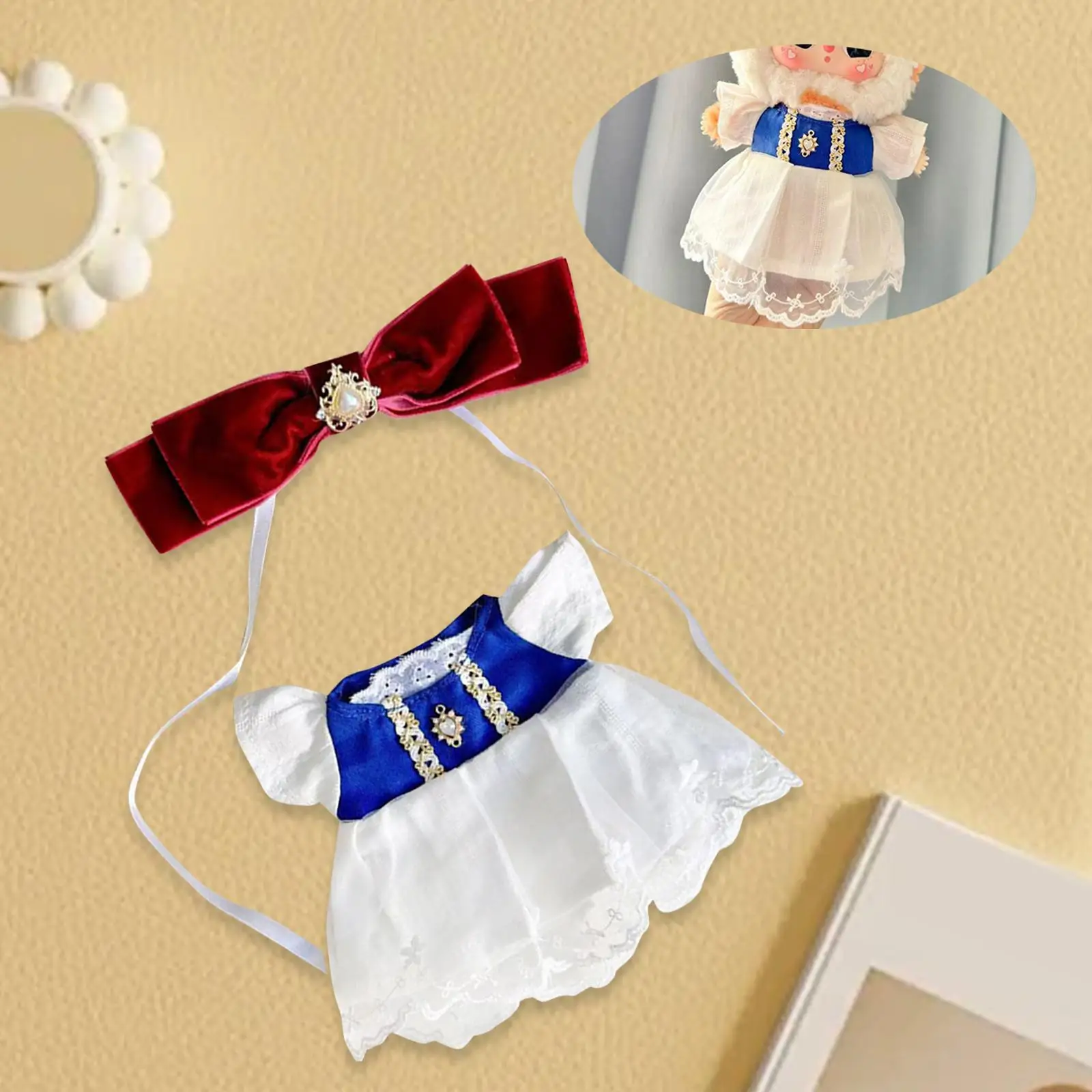 Miniature Doll Clothes Doll Accessories Soft Kids Gift Fashion Cute Doll Clothes