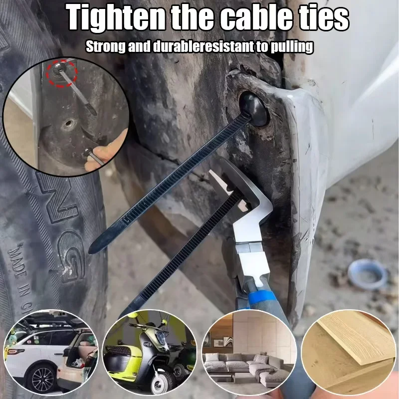 

Heavy Duty Nylon Universal Cable Tie Buckle Auto Fasteners Car Body Engine Guards Underbody Panel Screw Replacement Tool