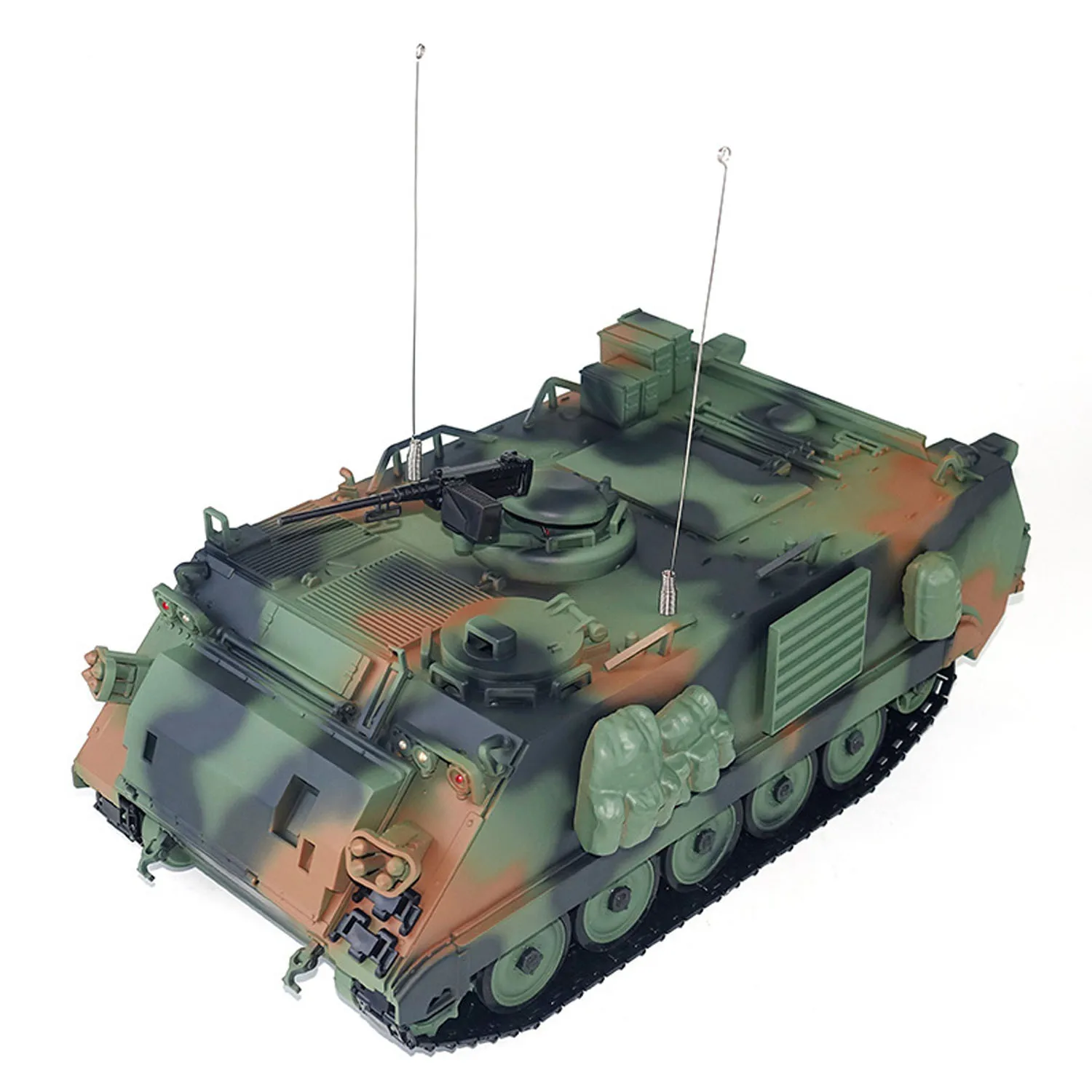 هدية TD 1/16 دبابة مع جهاز للتحكم عن بُعد M2412-C M113A2 APC الأشعة تحت الحمراء برج الروتاري 360 درجة التحكم الكهربائية العسكرية مركبة عجلة معدنية بانزر