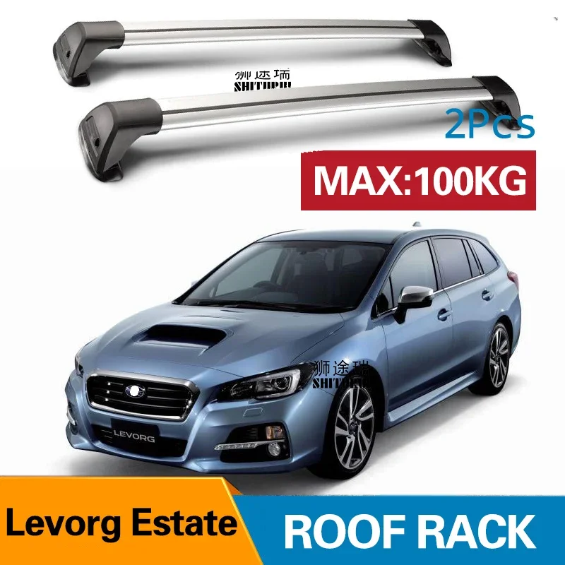 

SHITURUI For Subaru - Levorg Wagon Estate [2015-2019 2018 16 Serultra quiet truck roof bar car special aluminum alloy belt lock