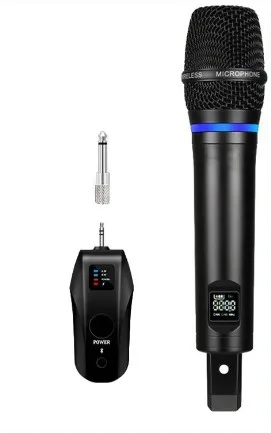 

XTUGA one-to-one wireless microphone home KTV performance host UHF reverb with Bluetooth microphone D900-1