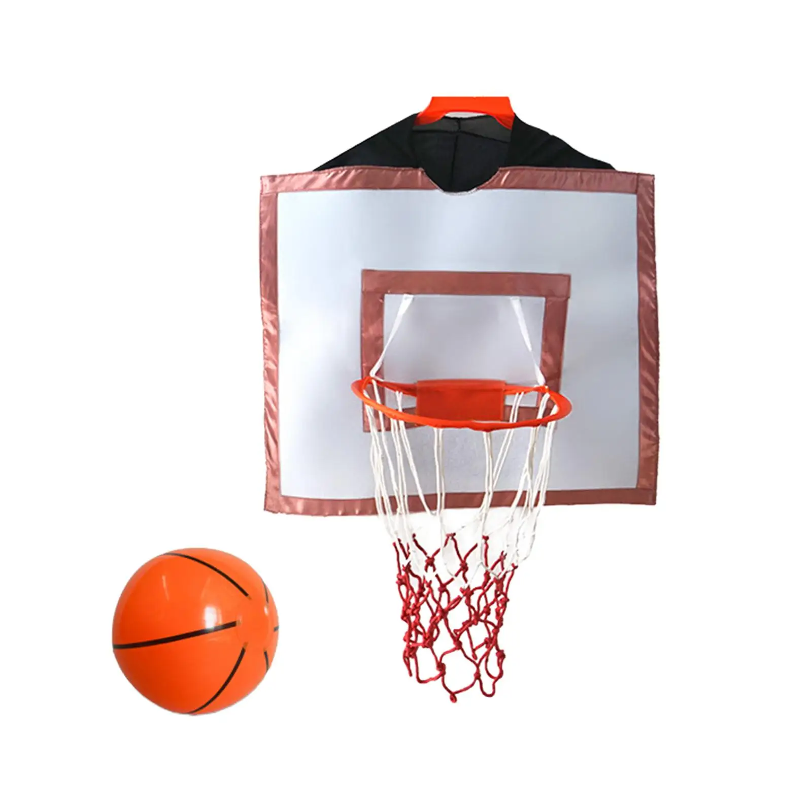 Wearable Basketball Hoop Costumes Sports Games Portable Basketball Props for