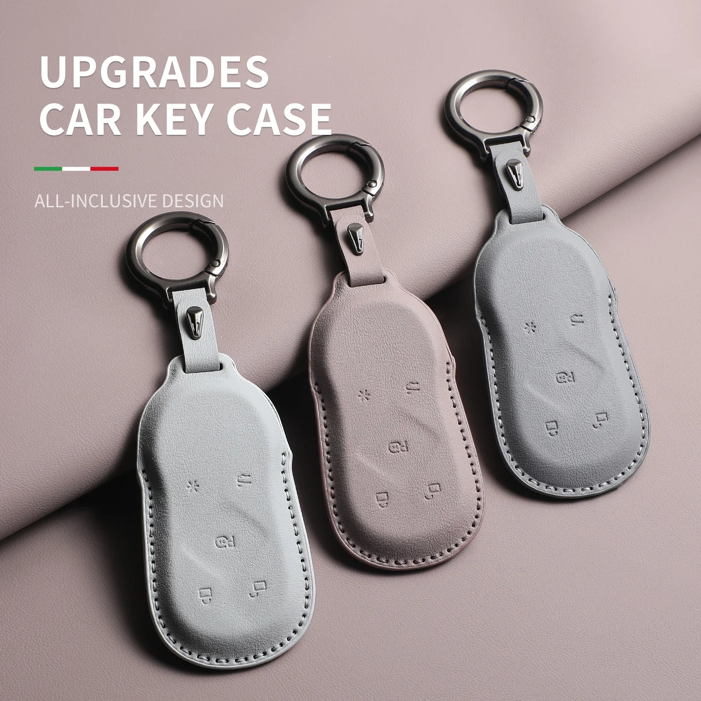 Car Key Case Cover For Xpeng MONA M03 Original Color Car Smart Remote Key Protection Fob Shell Holder Decorative Accessories