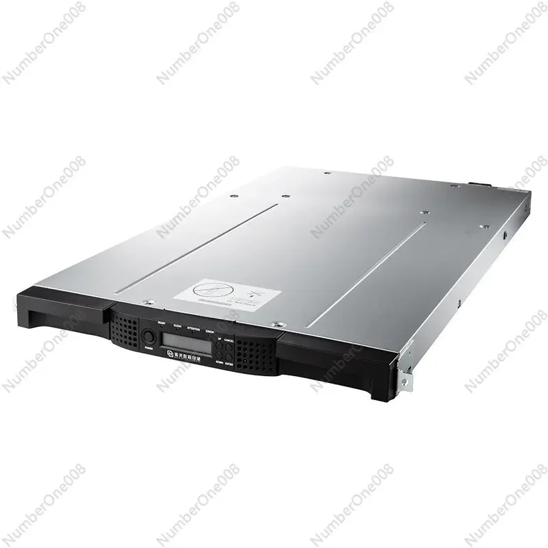 1U Rack Mount Tape Library Data Storage Backup 8 Fixed Slots LTO Drive Enterprise Archiving