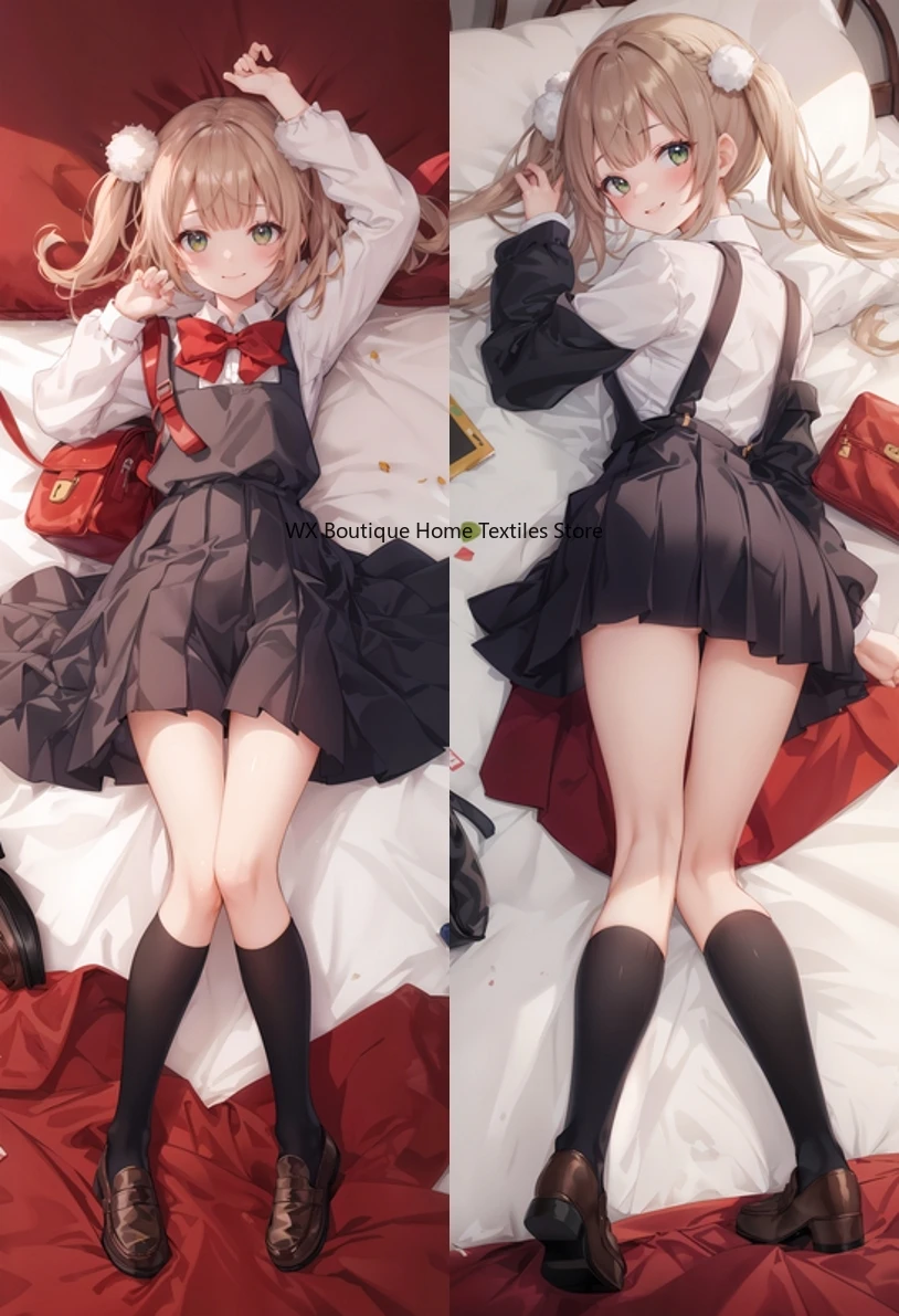

VTuber Uruha Rushia Cosplay Hugging Body Prop Dakimakura Pillow Case