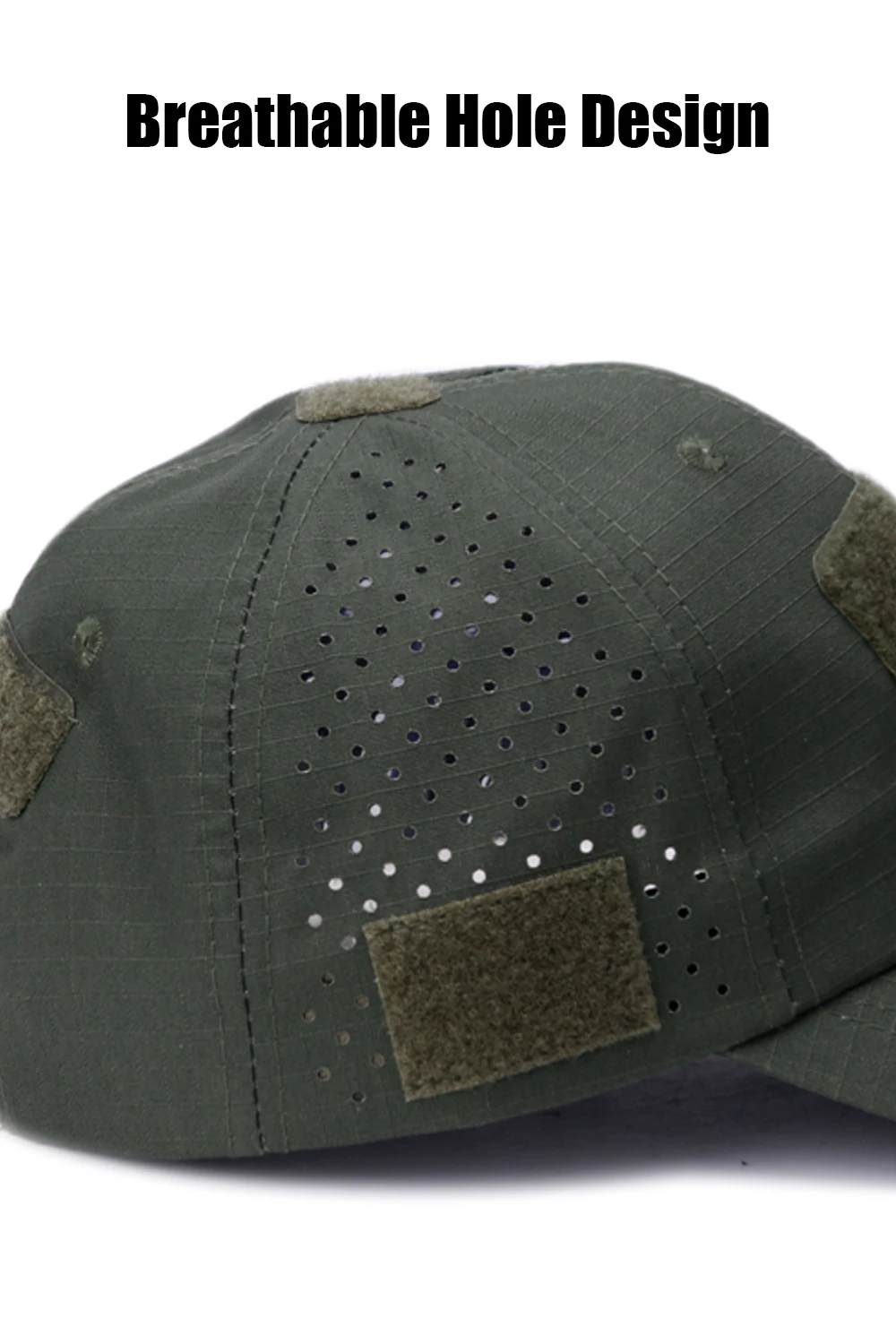 1/2 stücke Neue Männer Camouflage Baseball Kappe Atmungsaktive Sonnencreme Hut Outdoor Sport Jagd Wandern Camping Strand Angeln Sonnenhut – Detail 6