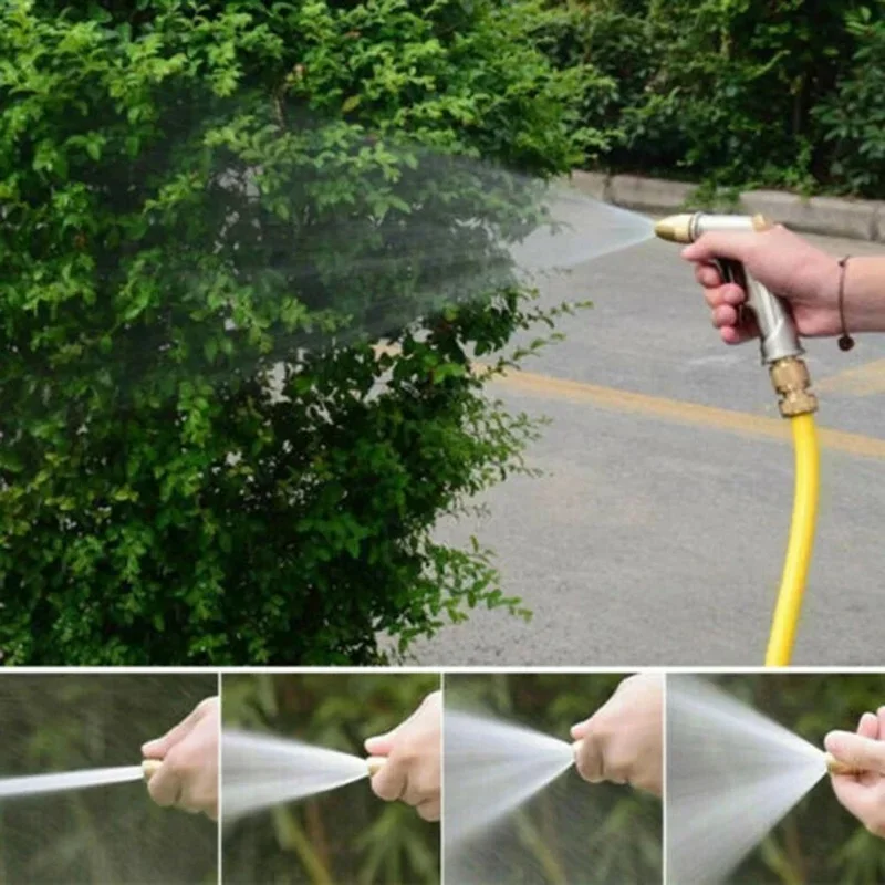 New High Pressure Water Spray Adjustable Nozzle Car Wash Garden Tools Household Garden Car Wash Car Wash Water Gun