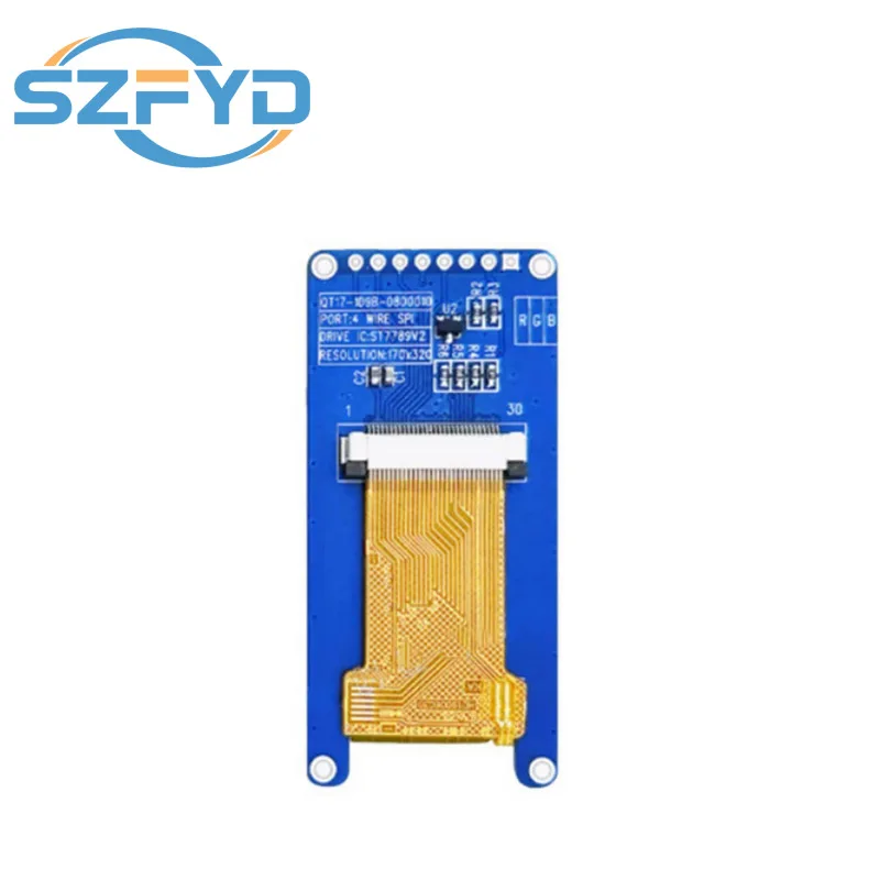 1.9-inch TFT LCD Color Module Module Drive ST7789V Resolution 170X320