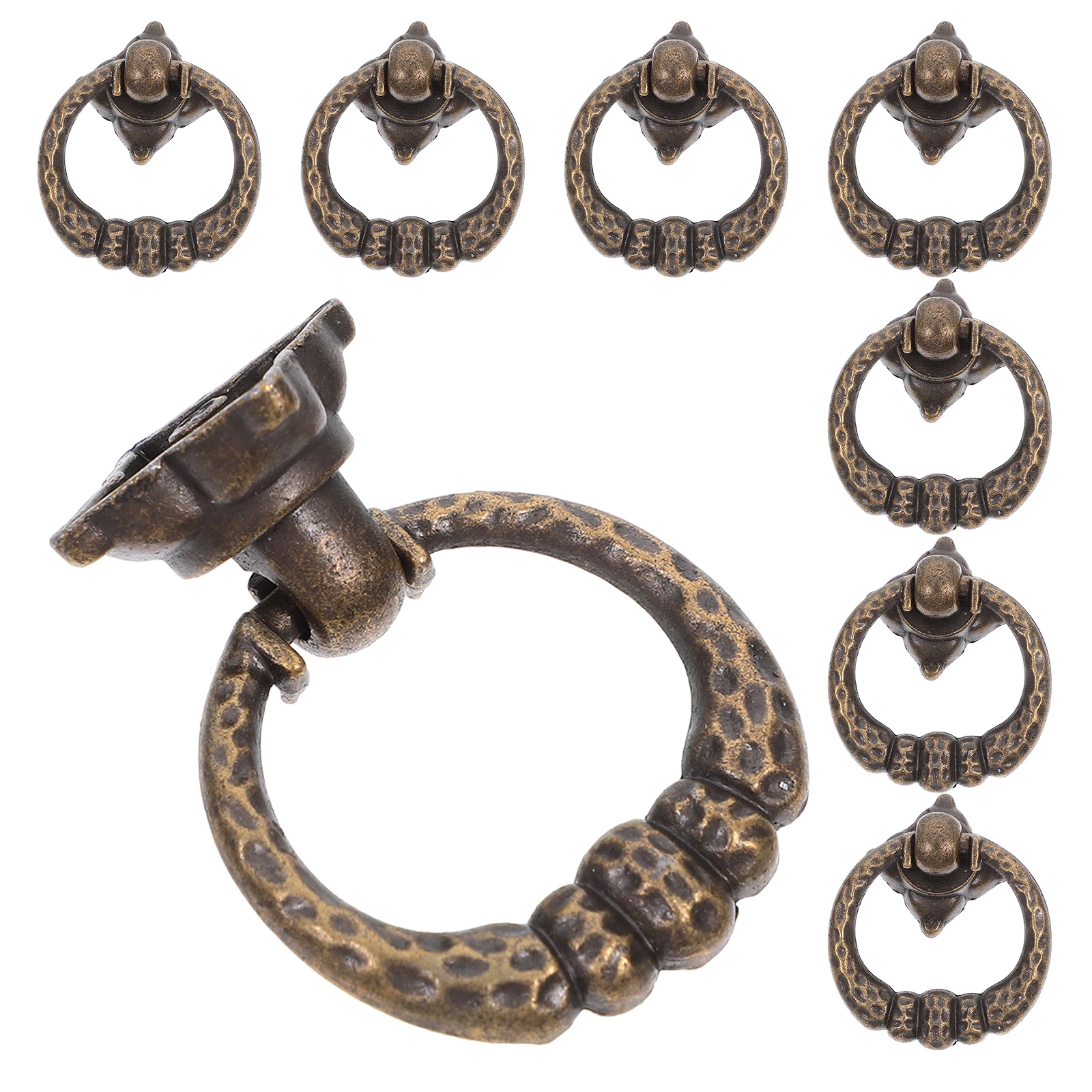 

8 Pcs Round Handle Dresser Handles Vintage Furniture Drawer Knob Cabinet Knobs Cupboard Door Pulls European Style