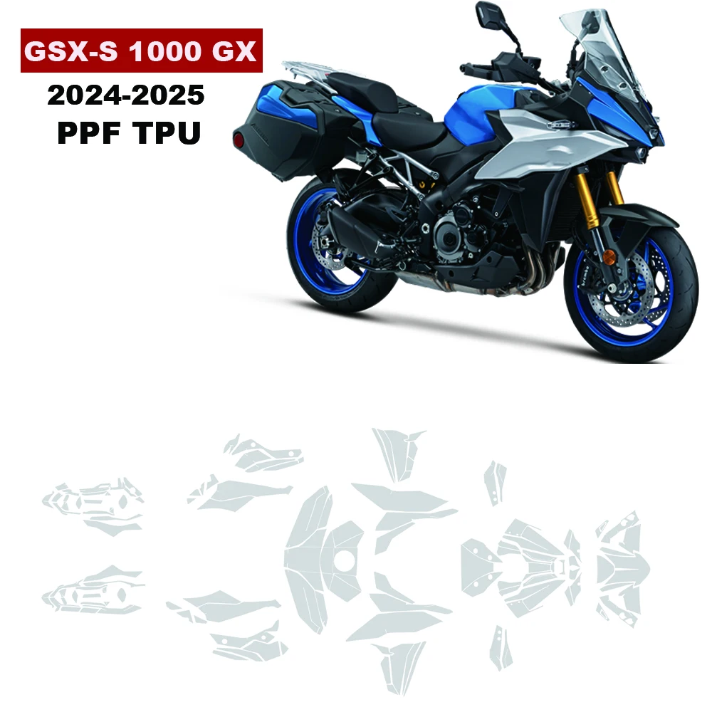 GSX-S 1000 GX For SUZUKI GSX-S 1000 GX PPF TPU Paint Protection Film for GSX-S 1000 GX Self-Healing Scratch Resistant Anti-Yello