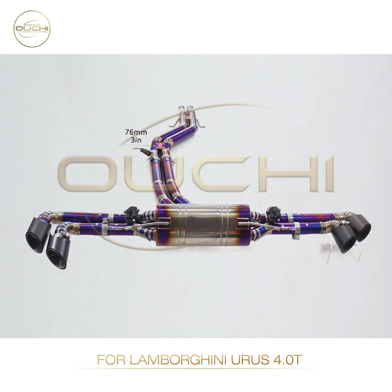 

Прямые продажи с фабрики OUCHI для Lamborghini URUS 4.0T из титанового сплава Catback с электронным клапаном, установка без потерь, выхлоп
